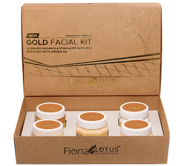 Fiona Lotus Herbal Gold Facial Kit Women (Set of 5) 500 G