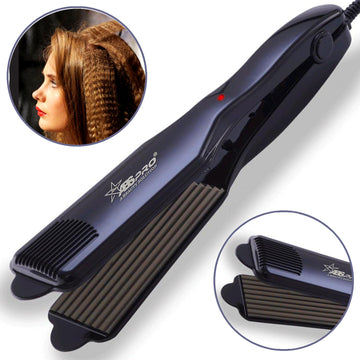 PROFESSIONAL FEEL Micro 13 Micro Hair Crimper With 4 X Protection Coating Hair Styler  (Black)