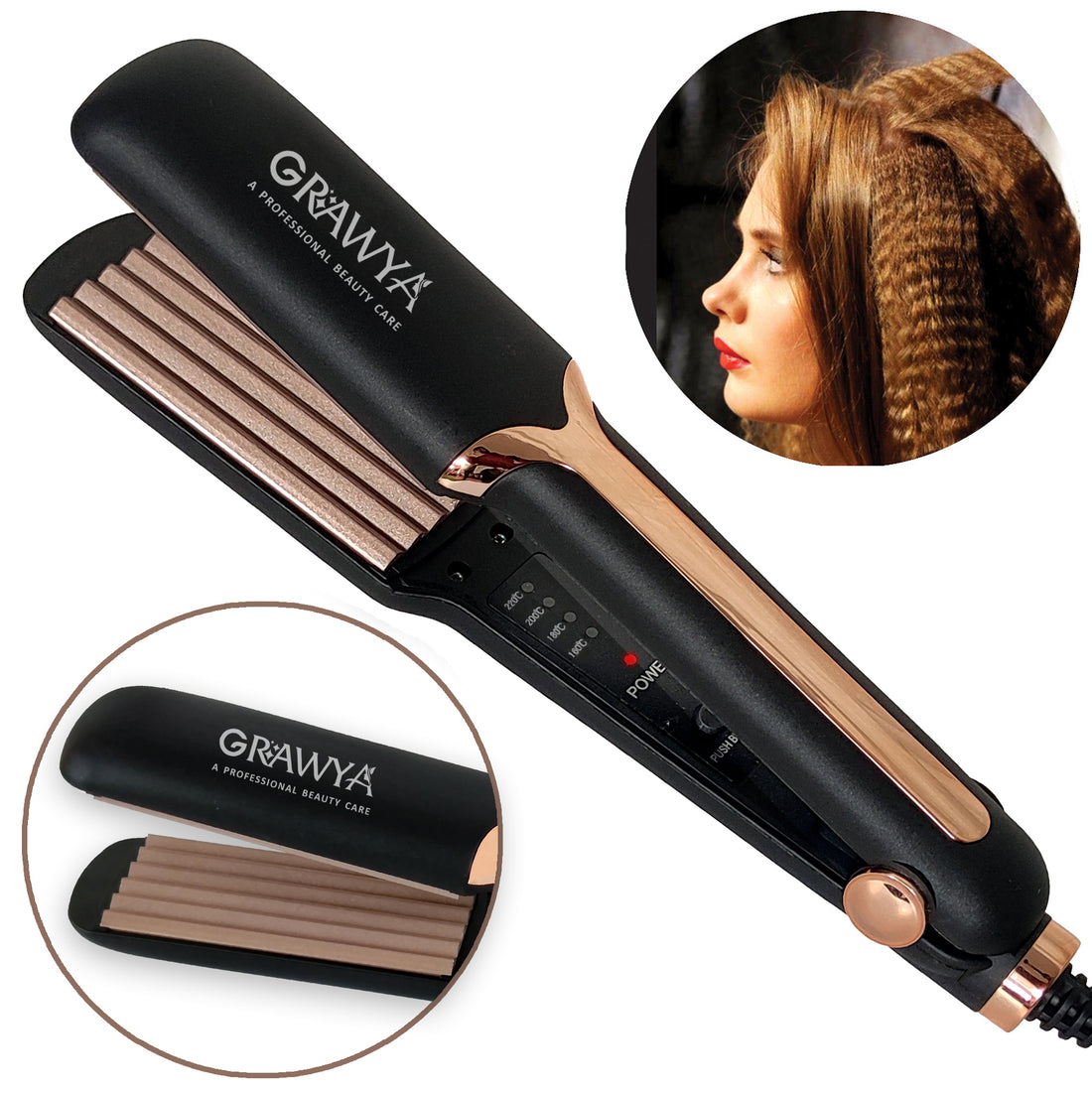 Grawya Professional Neo Tress Hair Crimper For Women & Girl, Crimp & Style Electric Hair Styler