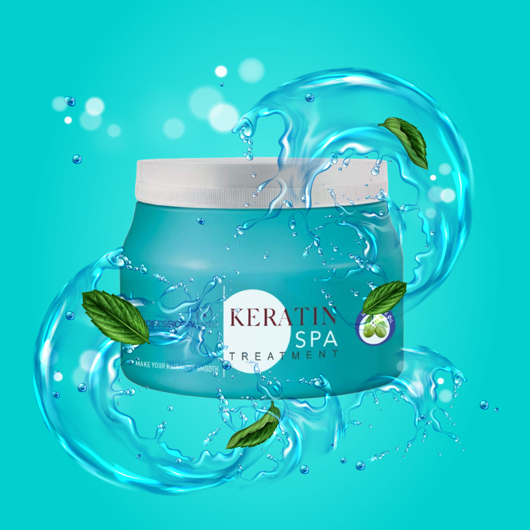 PROFESSIONAL FEEL Keratin Spa Treatment, Make your hair more Smooth  (500 g)