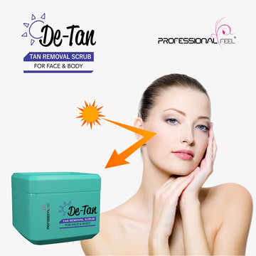 PROFESSIONAL FEEL TAN REMOVAL DE-TAN FACE SCRUB (100 GM)