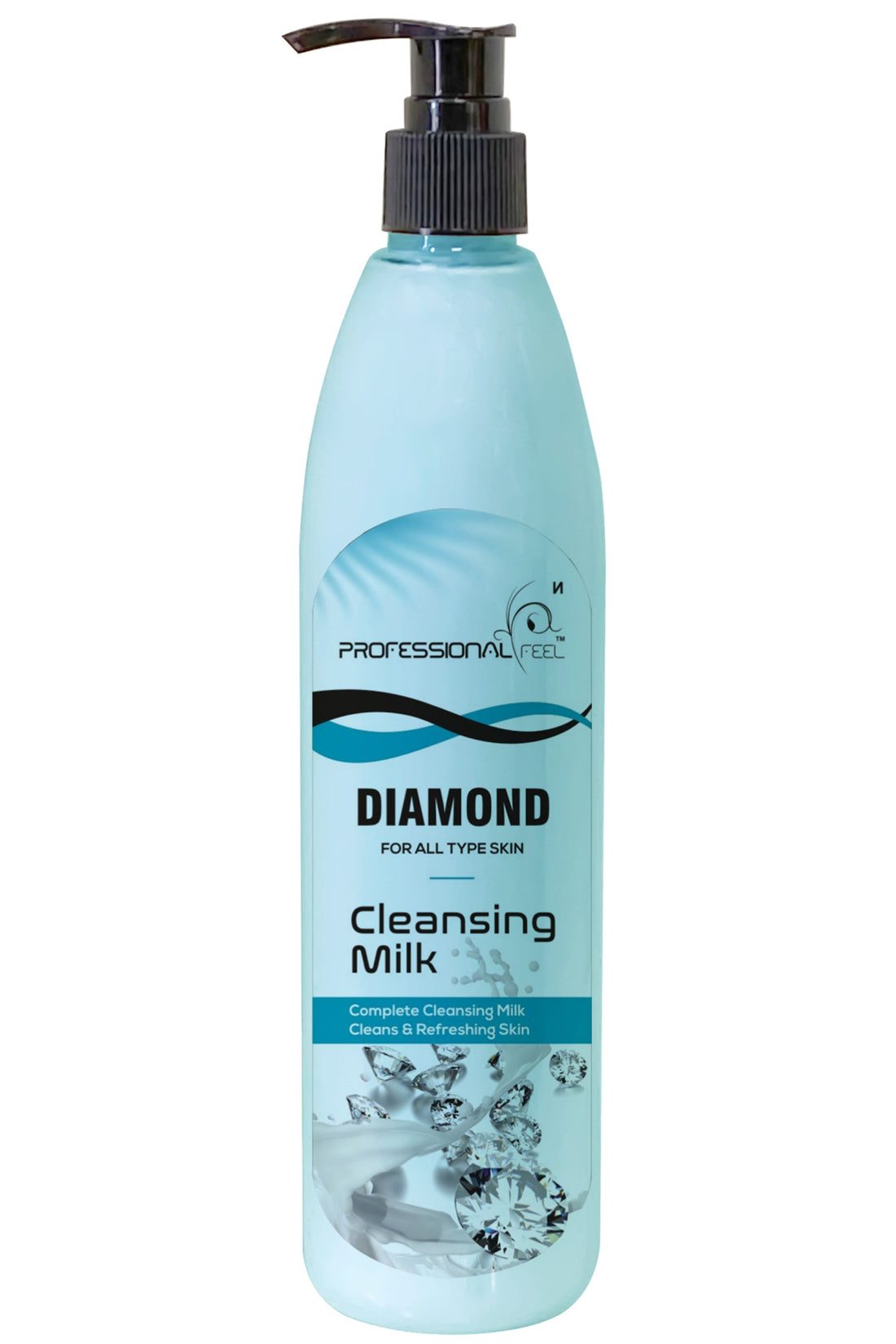 Professional Feel Diamond Cleansing Milk (Smooth Soft & Clean Skin) Healthy & Brightening Skin Face Wash  (500 ml)