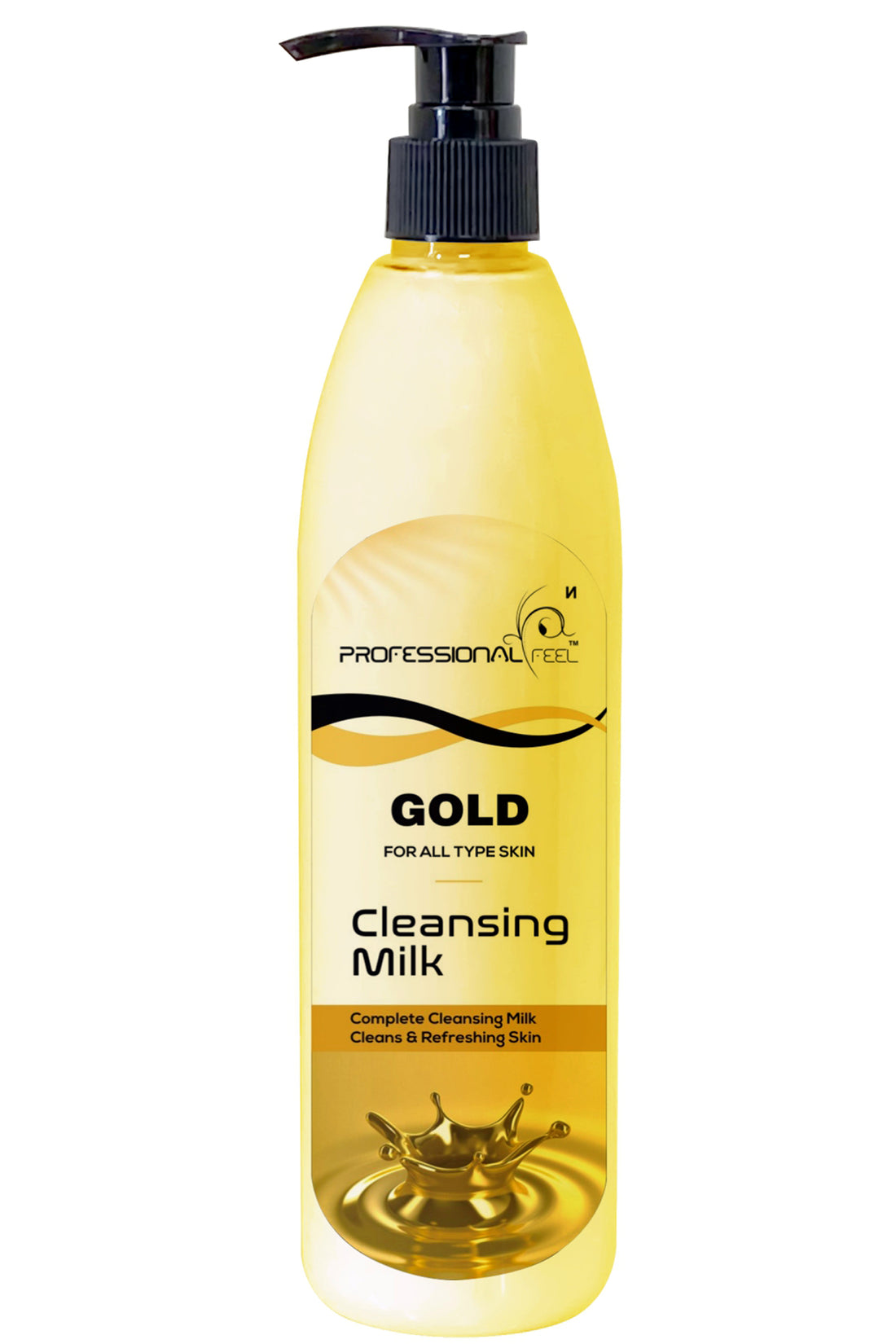 Professional Feel Gold Cleansing Milk (Smooth Soft & Clean Skin) Healthy & Brightening Skin Face Wash  (500 ml)